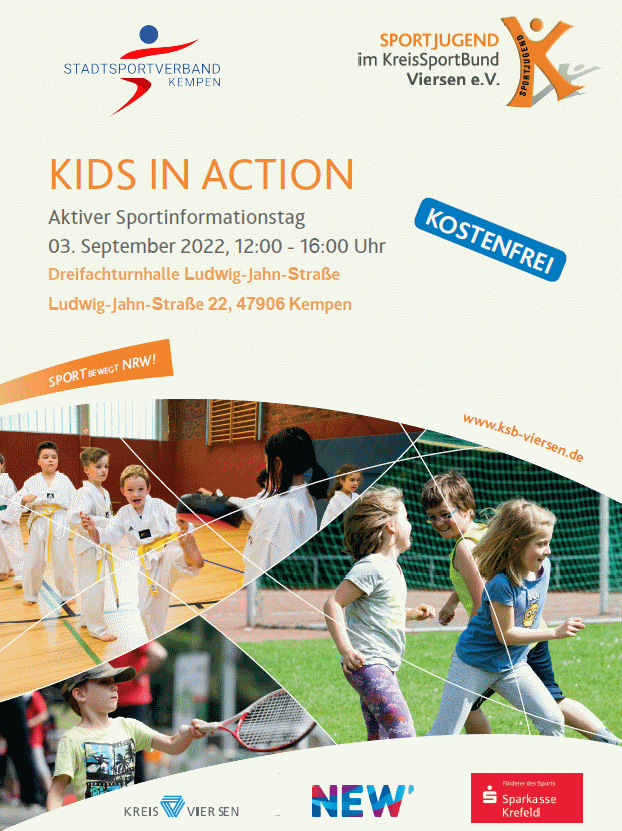 Kids in Action Flyer